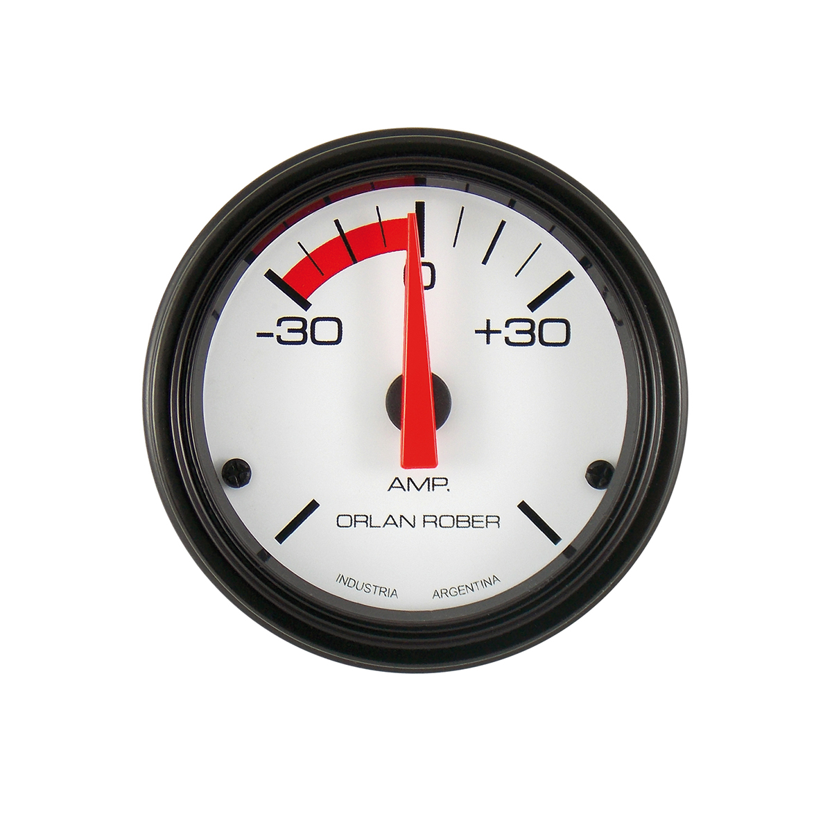 INSTRUMENTAL CLASSIC 52 MM BLANCO AMPERIMETRO - 30 - 0 + 30