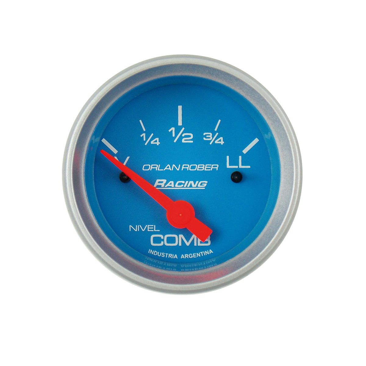 INSTRUMENTAL RACING 52 MM CELESTE NIVEL DE COMBUSTIBLE 5 OHMS