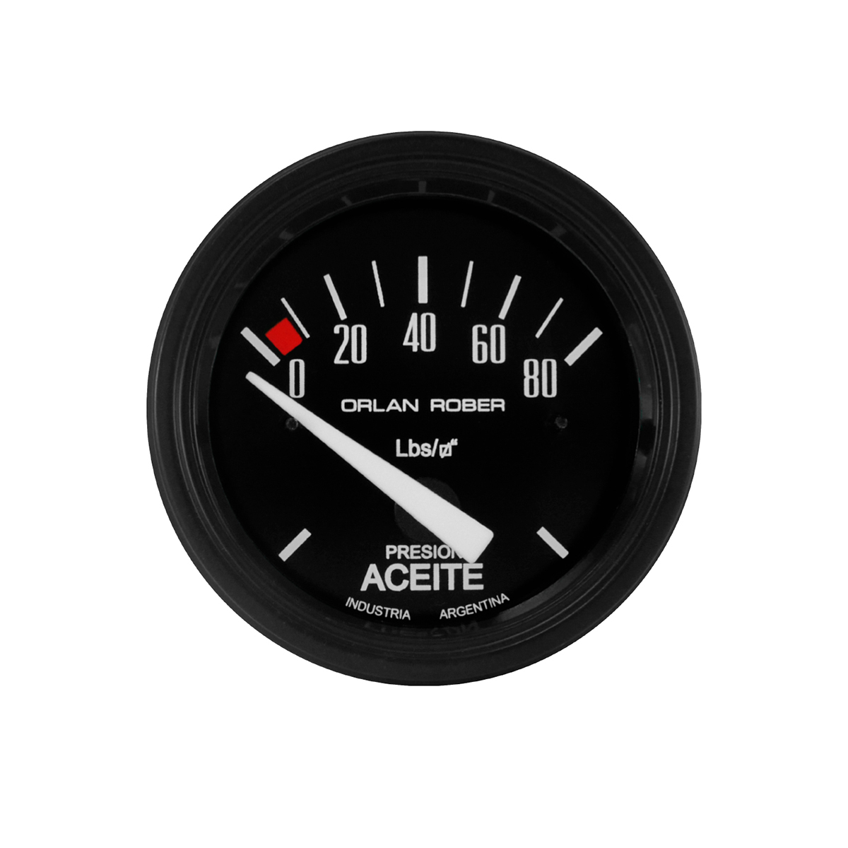 INSTRUMENTAL CLASSIC 52 MM NEGRO MANOMETRO 80 LIB