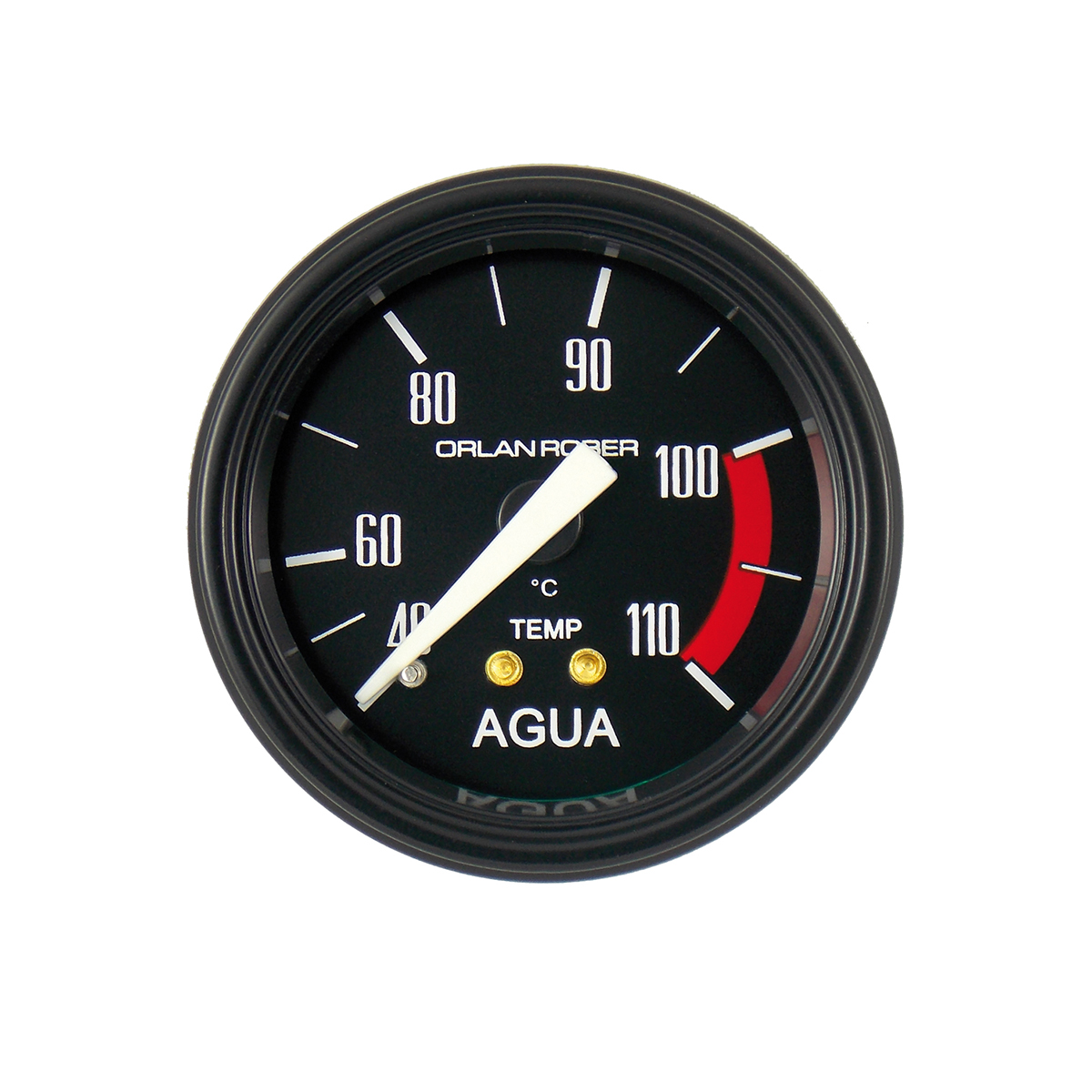 INSTRUMENTAL CLASSIC 52 MM NEGRO TELETERMOMETRO DE AGUA MECANICO 2000 CANTIDAD POR CAJA MASTER 30
