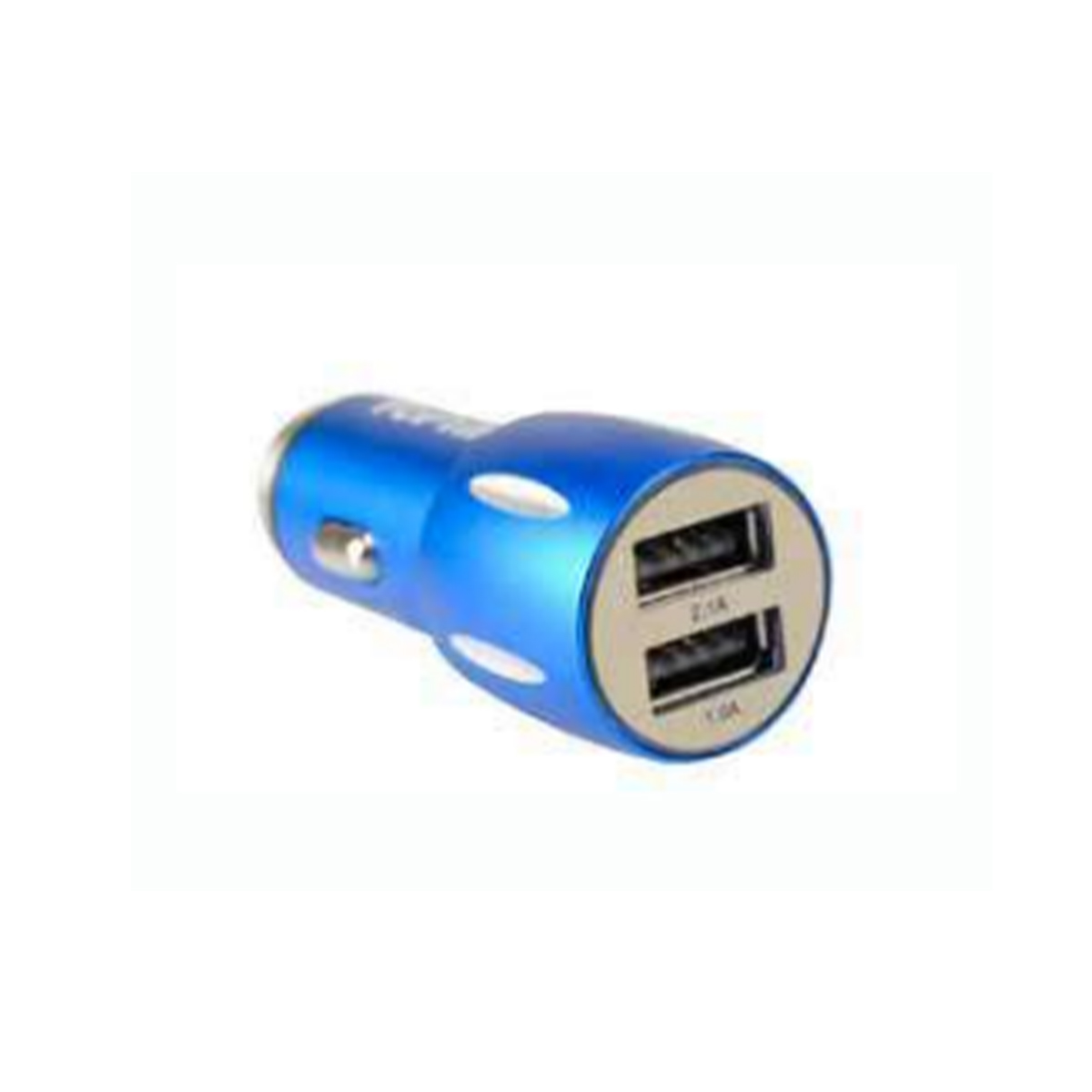 ACCESORIO PARA CELULAR CARGADOR DOBLE USB + ENCENDEDOR DE ZINC CON BASE MARTILLO METALICA 12V / 24V OUTPUT 5V 4200 MA AZUL