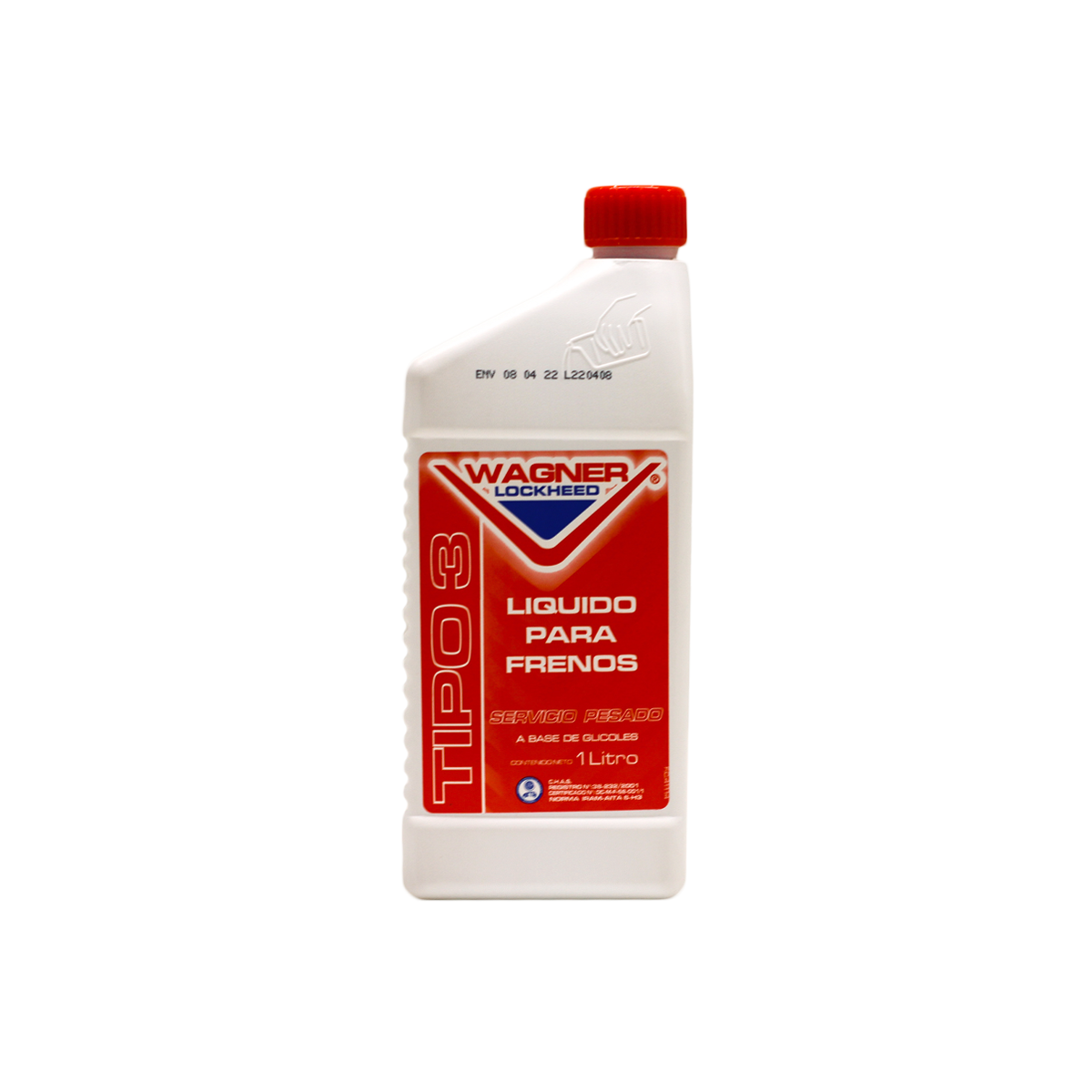 LIQUIDO PARA FRENOS TIPO 3 DOT 3 - SERVICIO PESADO 1 LITRO CANTIDAD POR CAJA MASTER 12