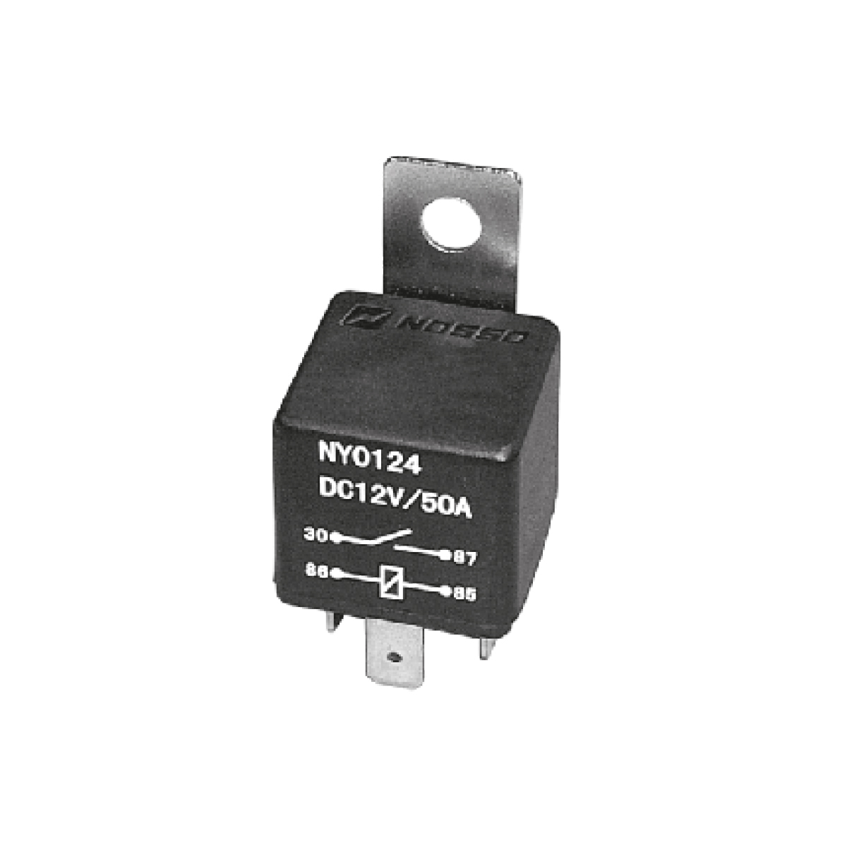 RELAY RELÉ 12V 50A 4 TERMINALES UNIVERSAL