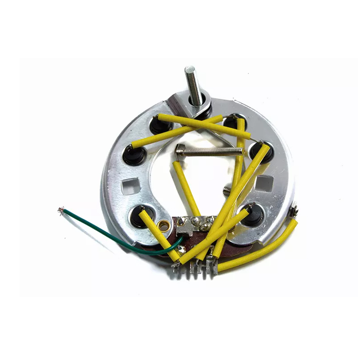 PLAQUETA PORTA DIODOS 85A, 6 DIODOS 35A, C/TRIODO GM, PERKINS, SEVEL, FORD, J. DEERE, MOTORES MWM