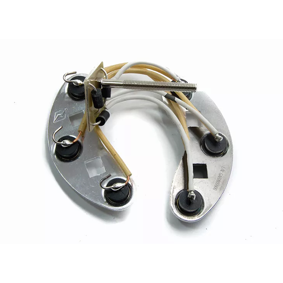 PLAQUETA PORTA DIODOS 90A, 6 DIODOS + TRIO CONJUNTO ARMADO ALTERN. GAREF 75A