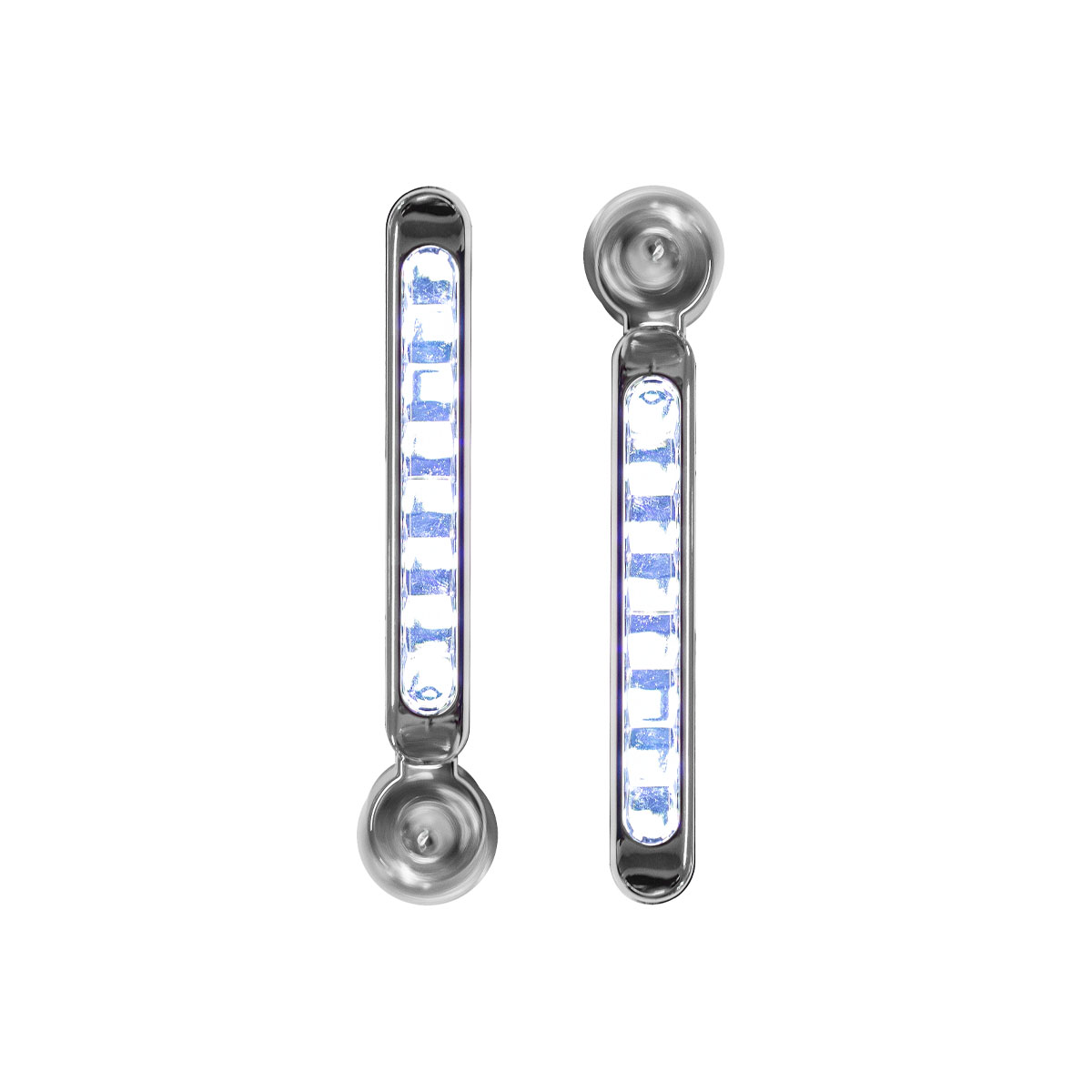 OFF ROAD FARO DE SEÑALIZACION LED EOLICO JUEGO DE FAROS COLOR BLANCO CON SOPORTE METALICO AUTOADHESIVO